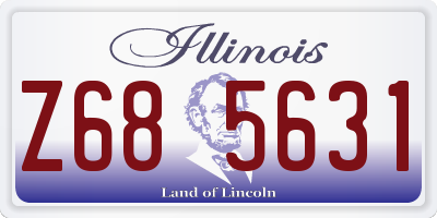 IL license plate Z685631