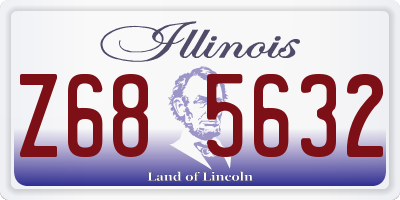 IL license plate Z685632