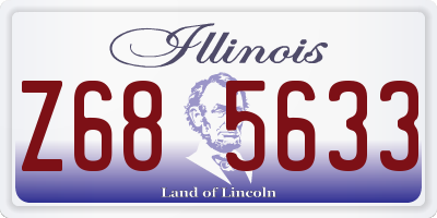 IL license plate Z685633