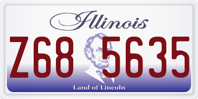 IL license plate Z685635
