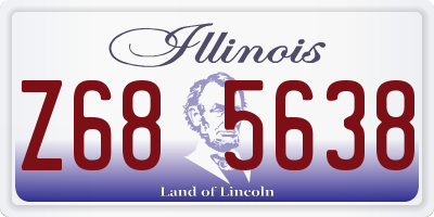 IL license plate Z685638