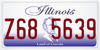 IL license plate Z685639