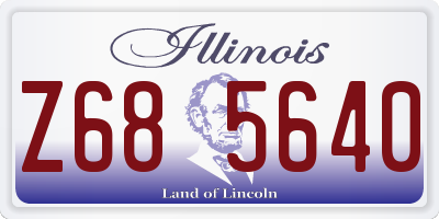 IL license plate Z685640