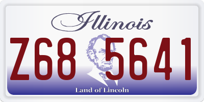 IL license plate Z685641
