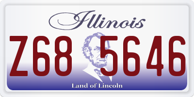 IL license plate Z685646