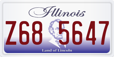 IL license plate Z685647