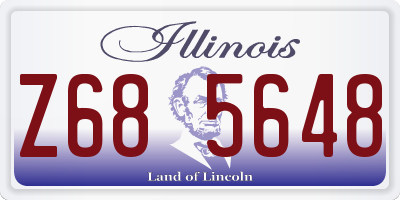 IL license plate Z685648