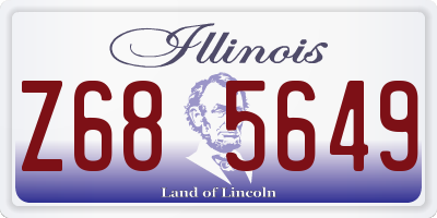 IL license plate Z685649