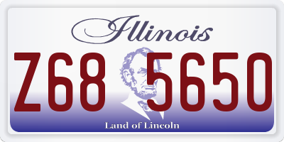 IL license plate Z685650