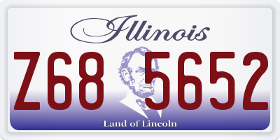 IL license plate Z685652
