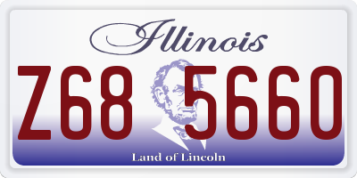 IL license plate Z685660