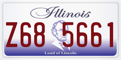 IL license plate Z685661