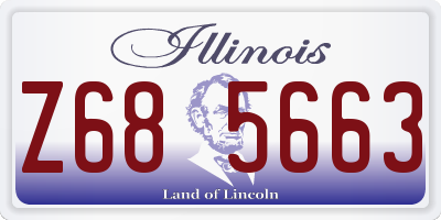 IL license plate Z685663