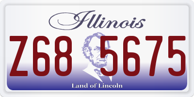 IL license plate Z685675
