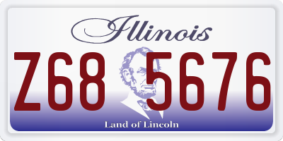 IL license plate Z685676