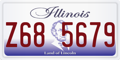 IL license plate Z685679