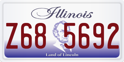 IL license plate Z685692