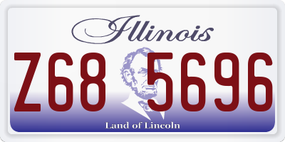 IL license plate Z685696