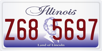 IL license plate Z685697