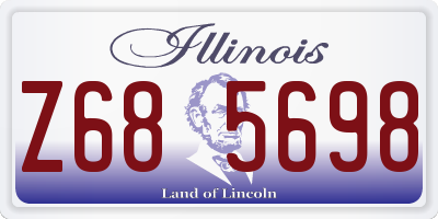 IL license plate Z685698