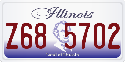 IL license plate Z685702