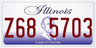 IL license plate Z685703