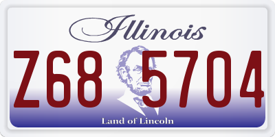 IL license plate Z685704
