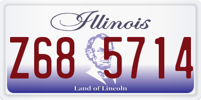 IL license plate Z685714