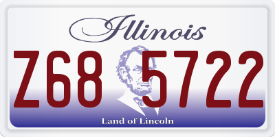 IL license plate Z685722
