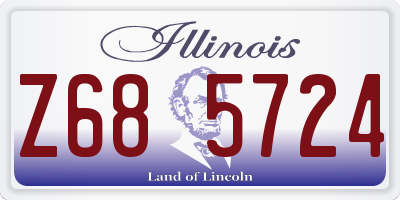 IL license plate Z685724
