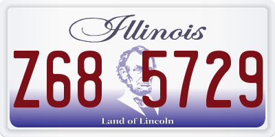 IL license plate Z685729