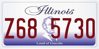 IL license plate Z685730