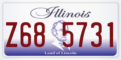 IL license plate Z685731