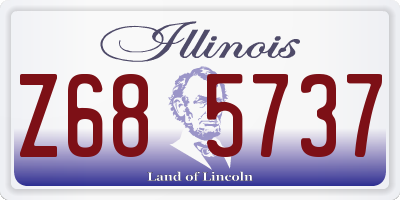 IL license plate Z685737