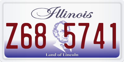 IL license plate Z685741
