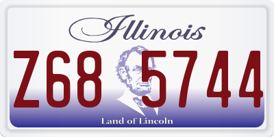 IL license plate Z685744