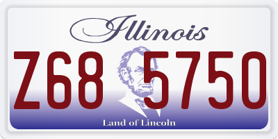 IL license plate Z685750
