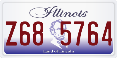 IL license plate Z685764