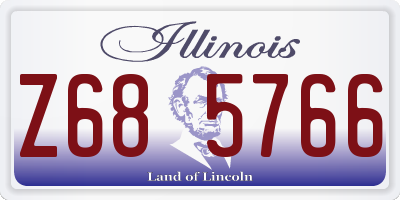 IL license plate Z685766