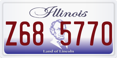 IL license plate Z685770