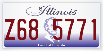 IL license plate Z685771