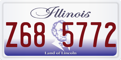 IL license plate Z685772