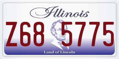 IL license plate Z685775