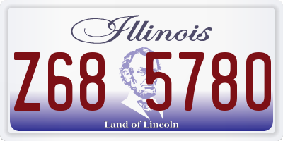 IL license plate Z685780