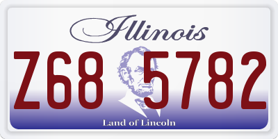 IL license plate Z685782
