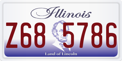 IL license plate Z685786