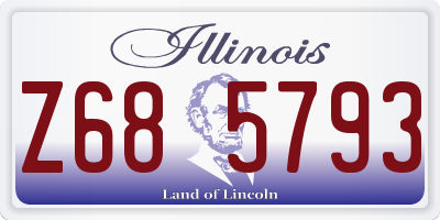 IL license plate Z685793