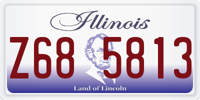 IL license plate Z685813