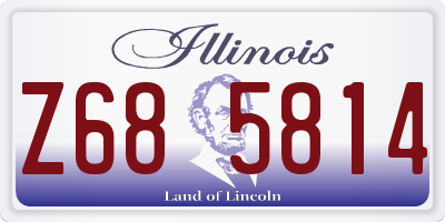 IL license plate Z685814