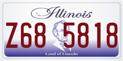 IL license plate Z685818
